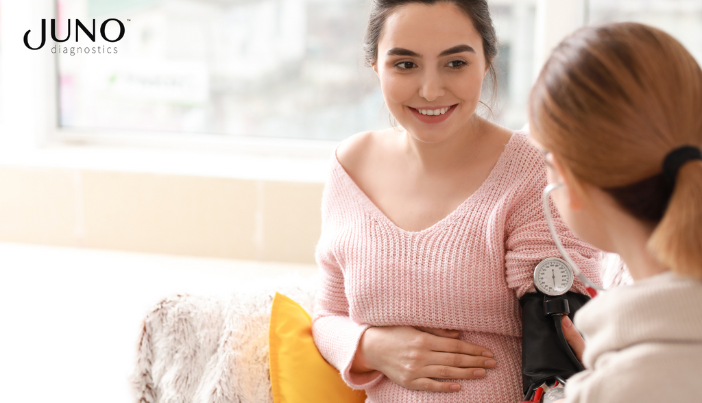 Non-invasive prenatal screening tests are blood tests that a pregnant person can take to check the pregnancy for certain chromosomal conditions, such as trisomy 21, 18, and 13. 