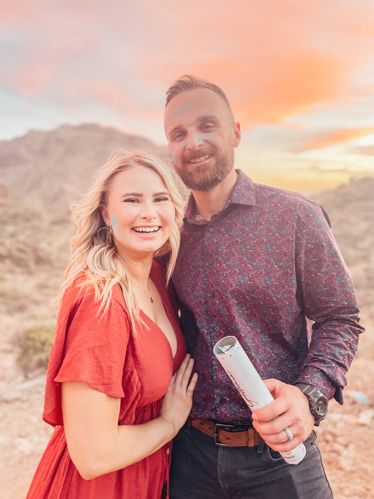 Kelsey and Daniel are expecting a baby boy!
