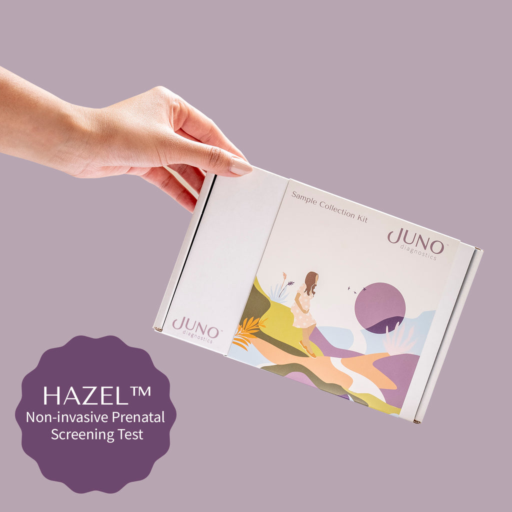 Juno Hazel uses next-generation sequencing to perform non-invasive prenatal screening (NIPS), also referred to as NIPT.